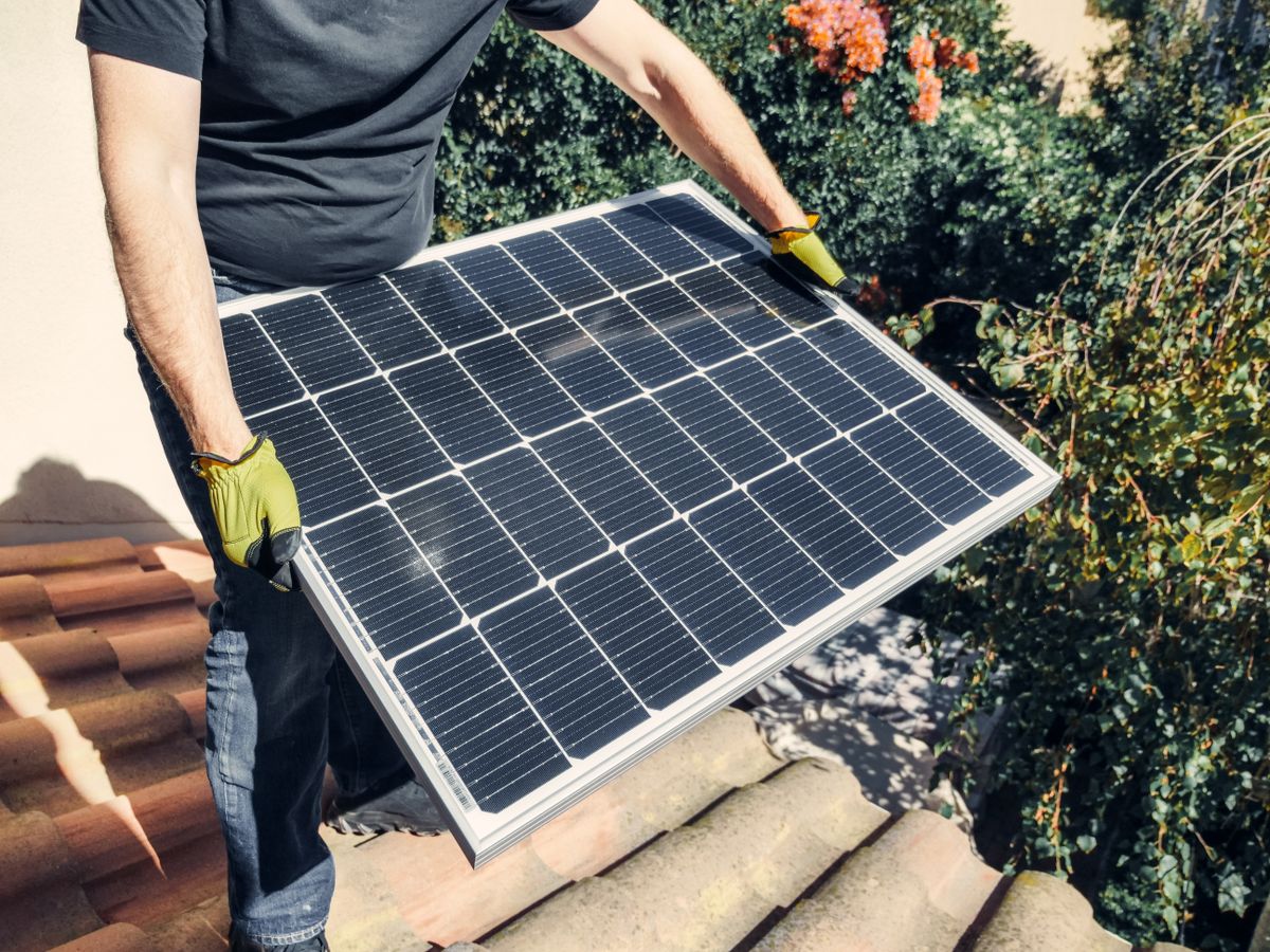 Industrial solar plant